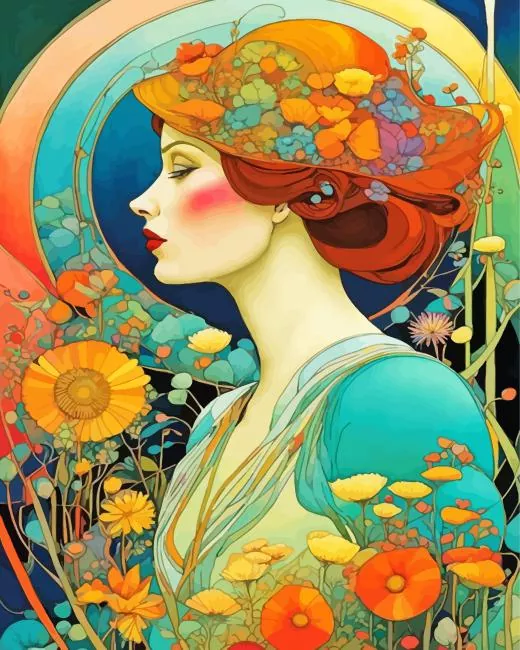 garden lady Diamond Paintings Garden Lady Diamond Painting