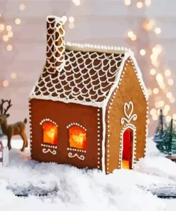 Gingerbread House Diamond Painting