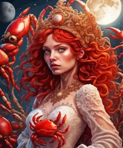 Goddess Of Cancer Art Diamond Painting