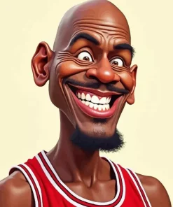 Jordan Caricature Diamond Painting
