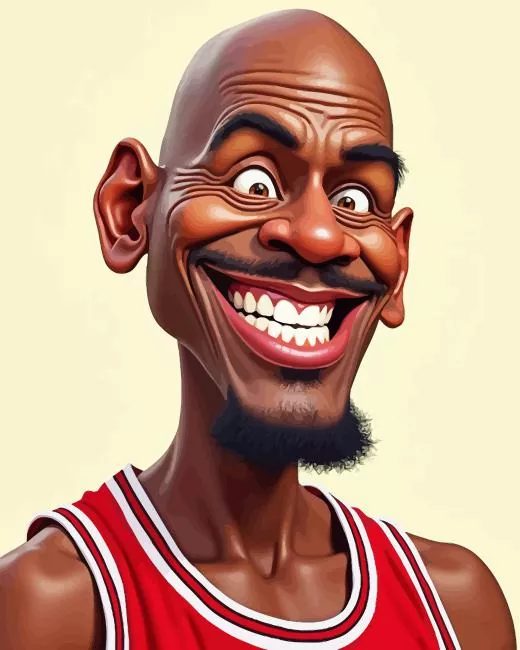 jordan caricature Diamond Paintings Jordan Caricature Diamond Painting