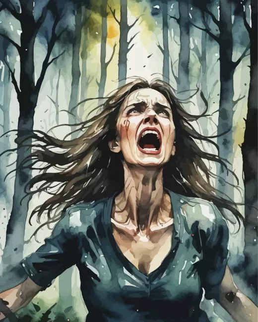 lady screaming out Diamond Paintings Lady Screaming Out Diamond Painting