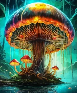 Magic Mushrooms Diamond Painting