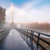 Misty Bridge Diamond Painting
