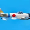 Mitsubishi A6m Zero Diamond Painting