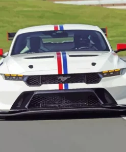 Mustang Red White And Blue Diamond Painting