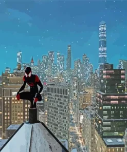 New York Spider Man Diamond Painting
