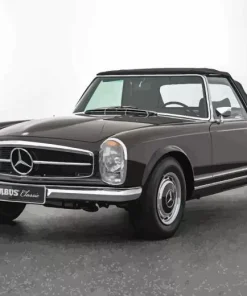 Old Black Benz Diamond Painting