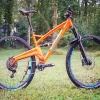Orange Mountain Bike Diamond Painting