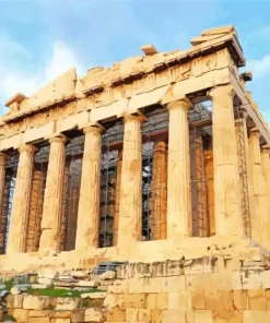 Parthenon Athens Temple Diamond Painting