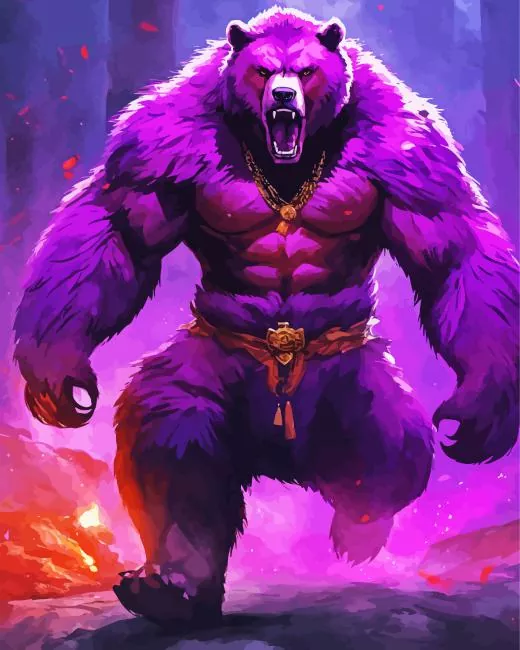 pink bear Diamond Paintings Pink Bear Diamond Painting