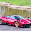 Red Pagani Car Diamond Painting