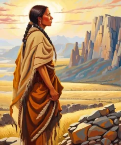 Sacagawea Diamond Painting
