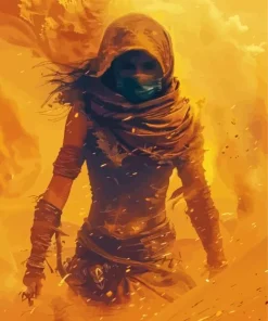 Sahara Girl Warrior Diamond Painting