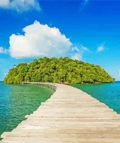 Sangsa Island Landscape Diamond Painting