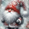 Santa Gnome Art Diamond Painting