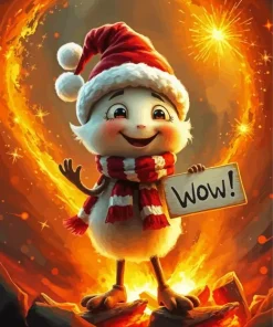 Santa Hat Art Diamond Painting