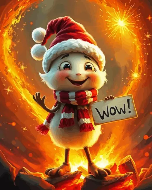 santa hat art Diamond By Numbers Santa Hat Art Diamond Painting