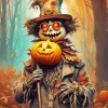 Scarecrow Autumn Art Diamond Painting