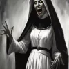 Scary Nun Art Diamond Painting