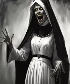 Scary Nun Art Diamond Painting