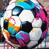 Soccer Ball Art Diamond Painting
