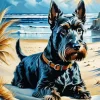 Scottie Dog Art Diamond Painting