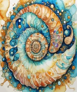 Seashell Art Diamond Painting