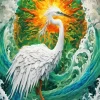Sea Heron Art Diamond Painting