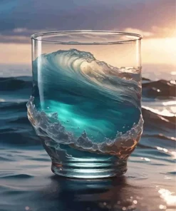 Sea Waves Art Diamond Painting