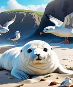 Seagull Paint Art Diamond Painting