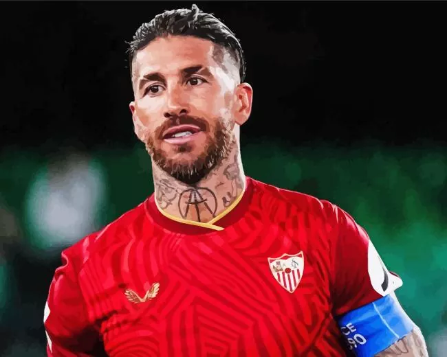 sergio ramos art Diamond Paintings Sergio Ramos Art Diamond Painting