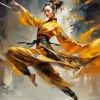 Shaolin Woman Art Diamond Painting