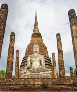 Sukhothai Historical Park Diamond Painting
