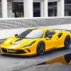 Yellow Ferrari Car Diamond Painting