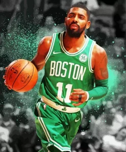 Boston Celtics Kyrie Irving Diamond Painting