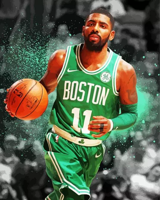 Boston celtics kyrie irving Diamond Dotz Boston Celtics Kyrie Irving Diamond Painting