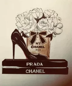 Chanel Prada Books Diamond Painting