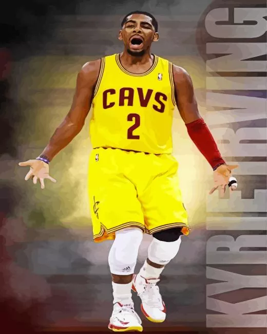 Kyrie Irving Cleveland Cavaliers Diamond Dotz Kyrie Irving Cleveland Cavaliers Diamond Painting