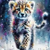 Aesthetic Baby Cheetah Diamond Painting