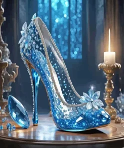 Blue Shoes Diamond Painting