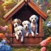 Little Puppies Diamond Painting