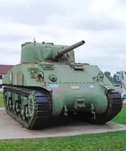 Sherman Military Art Diamond Painting