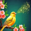 Singing Bird Diamond Painting